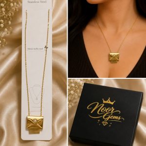 golden secret letter necklace ✨💌
