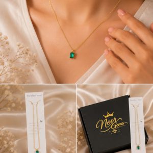emerald glow necklace 💚✨