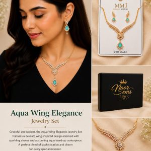 aqua wing elegance jewelry set 💎🩵