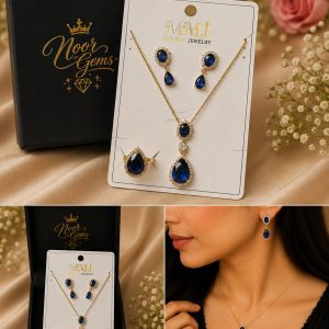 sapphire royal drop set